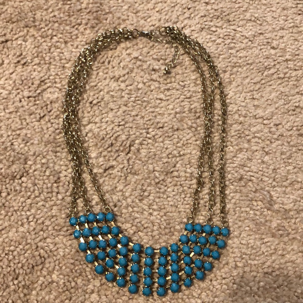 Chunky turquoise necklace